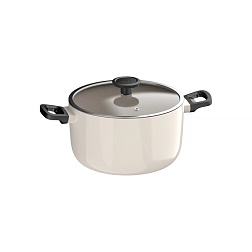 Кастрюля с крышкой 24х14см Leo Glints Spirit